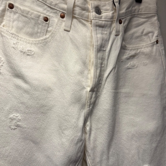 Levi’s 501 High Rise Skinny White Jeans NWT 28 - Picture 10 of 12